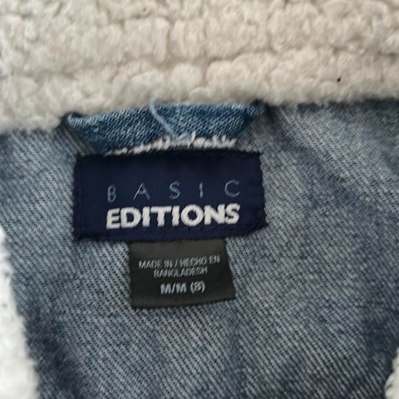 basic editions jean jacket in great condition no stains - Picture 4 of 4